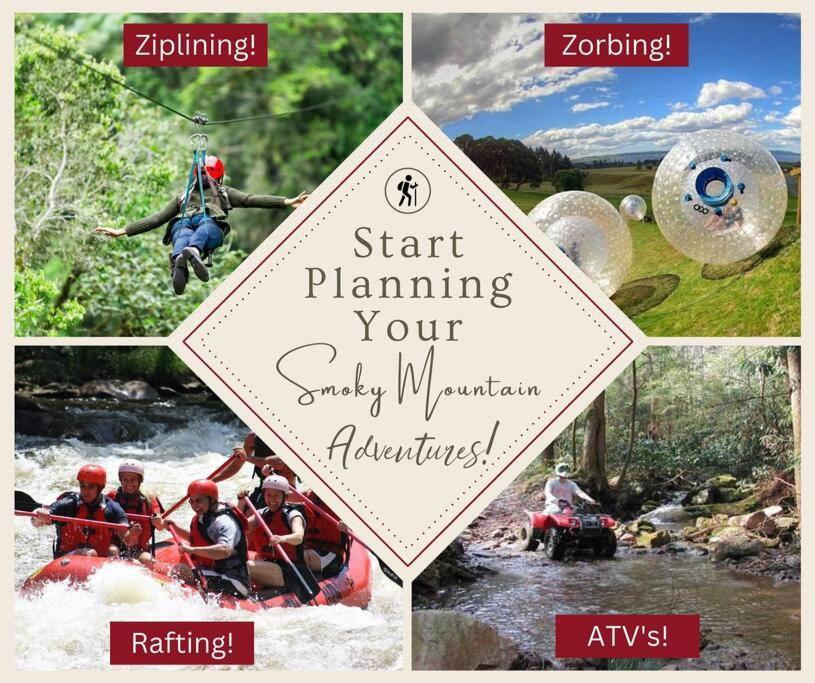 Enchanted Forest Cabin And Teepee! Lights & Laser Show! Private Hot Tub! Unique Stay! Sevierville Zewnętrze zdjęcie