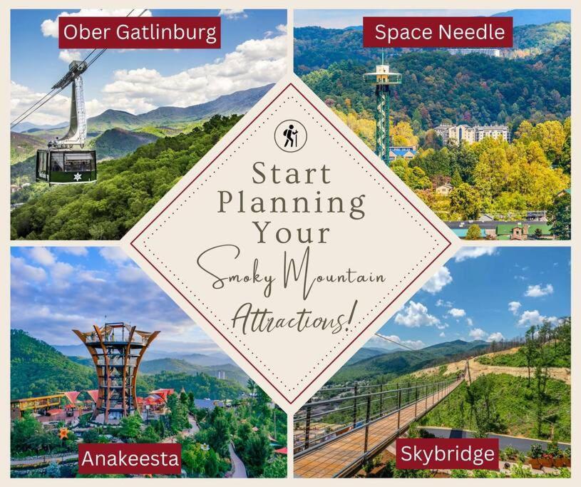 Enchanted Forest Cabin And Teepee! Lights & Laser Show! Private Hot Tub! Unique Stay! Sevierville Zewnętrze zdjęcie